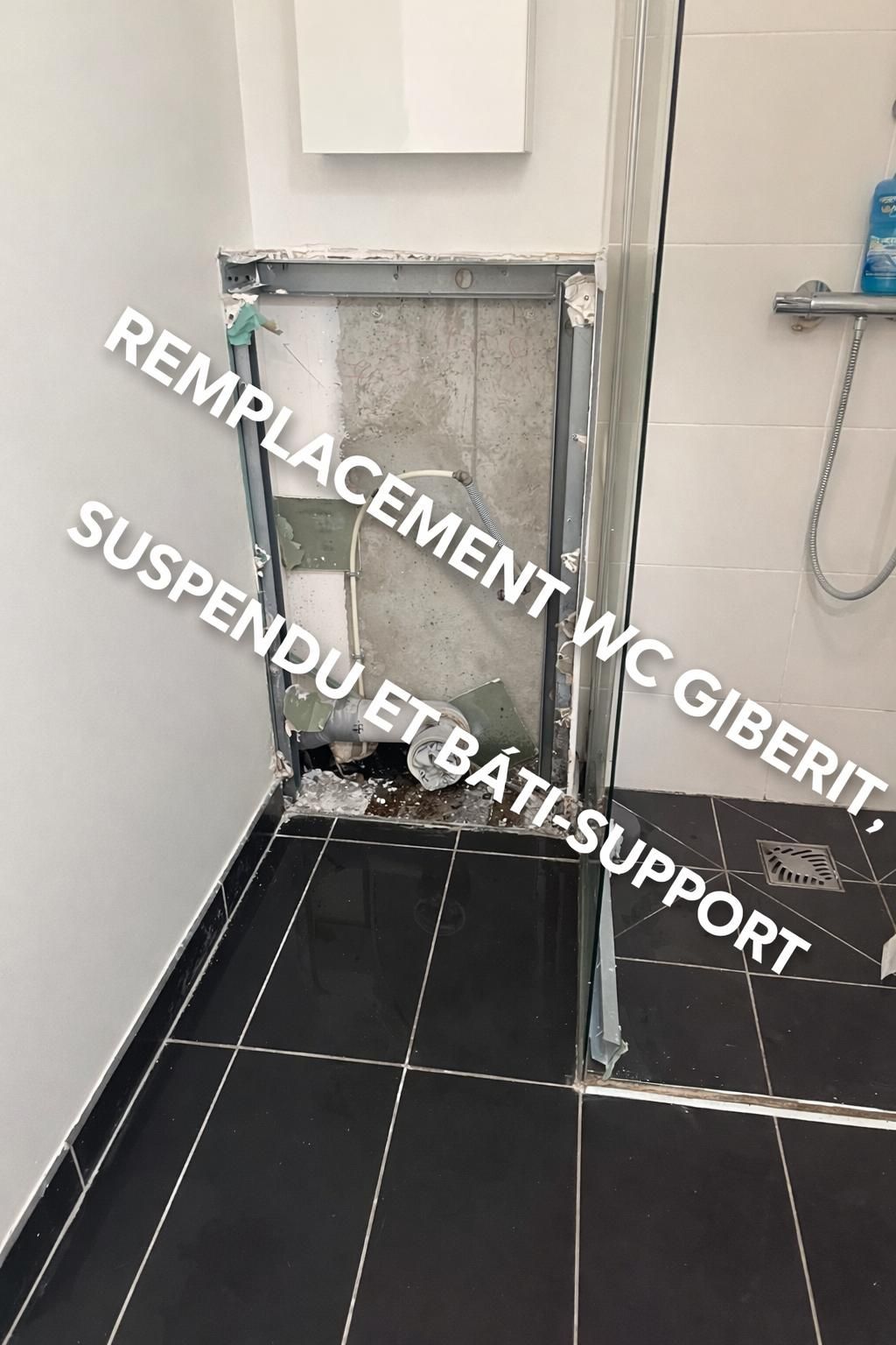 Installation bâti-support WC Geberit
